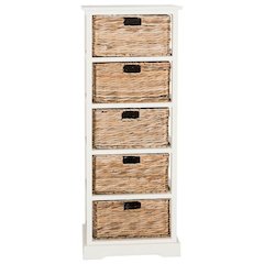 VEDETTE 5 WICKER BASKET STORAGE TOWER, AMH5739B