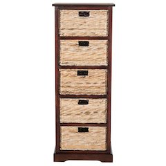 VEDETTE 5 WICKER BASKET STORAGE TOWER, AMH5739C