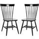 PARKER 17''H SPINDLE DINING CHAIR (SET OF 2), AMH8500B-SET2