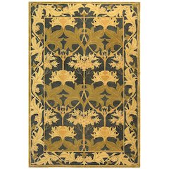 ANATOLIA, NAVY / SAGE, 9'-6" X 13'-6", Area Rug