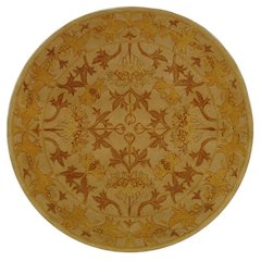ANATOLIA, BEIGE / GOLD, 4' X 4' Round, Area Rug