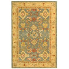 ANATOLIA, LIGHT BLUE / IVORY, 4' X 6', Area Rug
