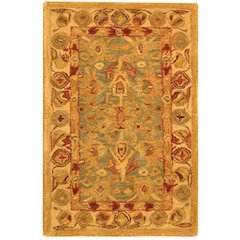 ANATOLIA, BLUE / IVORY, 2' X 3', Area Rug