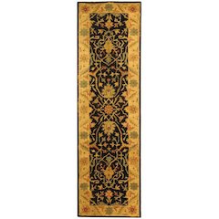 ANTIQUITY, BLACK, 2'-3" X 8', Area Rug, AT14B-28