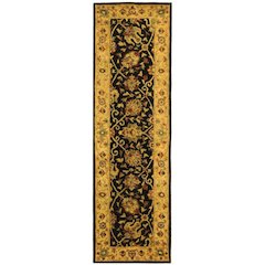 ANTIQUITY, BLACK, 2'-3" X 8', Area Rug, AT21B-28