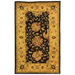 ANTIQUITY, BLACK, 3' X 5', Area Rug, AT21B-3