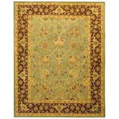 ANTIQUITY, GREEN / BROWN, 9'-6" X 13'-6", Area Rug