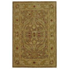 ANTIQUITY, BROWN / GOLD, 2' X 3', Area Rug