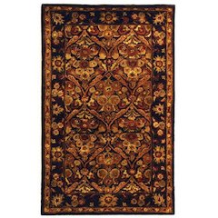 ANTIQUITY, DARK PLUM / GOLD, 3' X 5', Area Rug