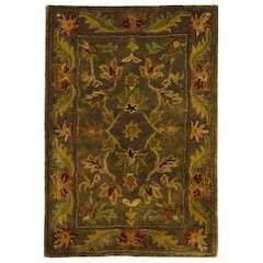 ANTIQUITY, GREEN / GOLD, 2' X 3', Area Rug, AT52K-2