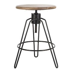 KAI ADJUSTABLE SWIVEL COUNTER STOOL