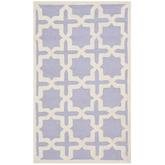 CAMBRIDGE, LAVANDER / IVORY, 3' X 5', Area Rug, CAM125C-3