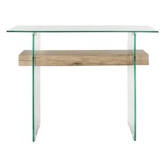 KAYLEY RECTANGULAR MODERN GLASS CONSOLE TABLE