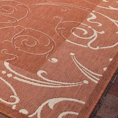 COURTYARD, NATURAL / TERRA, 8' X 11', Area Rug, CY2665-3201-8