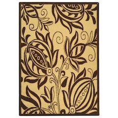 COURTYARD, NATURAL / BROWN, 4' X 5'-7", Area Rug, CY2961-3001-4