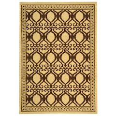 COURTYARD, NATURAL / BROWN, 4' X 5'-7", Area Rug, CY3040-3001-4