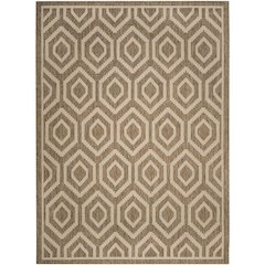 COURTYARD, BROWN / BONE, 8' X 11', Area Rug, CY6902-242-8