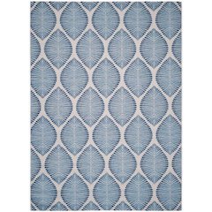 COURTYARD, BEIGE / NAVY, 5'-3" X 7'-7", Area Rug, CY7504-25812-5