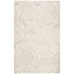 DIP DYE, SILVER / IVORY, 5' X 8', Area Rug, DDY210G-5