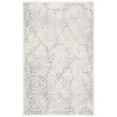 DIP DYE, SILVER / IVORY, 5' X 8', Area Rug, DDY211G-5