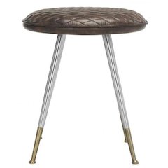 BRINLEY 30"H MID CENTURY MODERN STOOL, FOX1704B