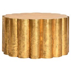 Home Collection Miriam Coffee Table, Gold