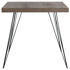 WOLCOTT RETRO MID CENTURY SQUARE ACCENT TABLE
