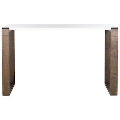 BARTHOLOMEW MID CENTURY SCANDINAVIAN LACQUER CONSOLE TABLE, FOX4209A