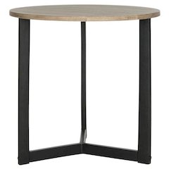 LEONARD MID CENTURY MODERN WOOD END TABLE, FOX4213A