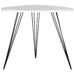 WYNTON RETRO MID CENTURY LACQUER END TABLE, FOX4214B