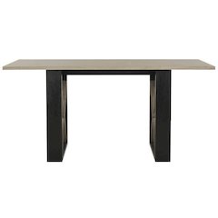MONTY RETRO MID CENTURY WOOD DINING TABLE