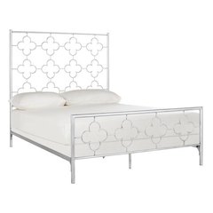 Safavieh Morris Geometric Glam Lattice Metal Bed