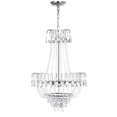 SONJA 3 LIGHT CHROME 18 INCH-DIA PENDANT