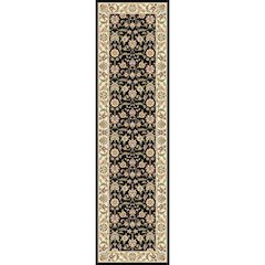 LYNDHURST, BLACK / IVORY, 2'-3" X 8', Area Rug, LNH316B-28