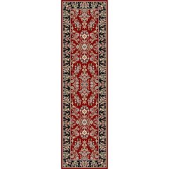 LYNDHURST, RED / BLACK, 2'-3" X 12', Area Rug, LNH331B-212