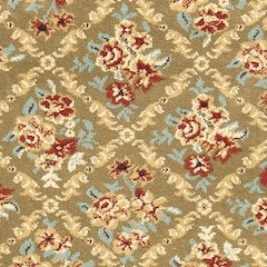 LYNDHURST, GREEN / GREEN, 2'-3" X 12', Area Rug, LNH556-5252-212