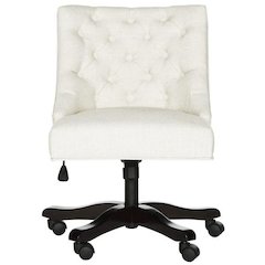 SOHO TUFTED LINEN SWIVEL DESK CHAIR, MCR1030A