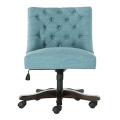 SOHO TUFTED LINEN SWIVEL DESK CHAIR, MCR1030E