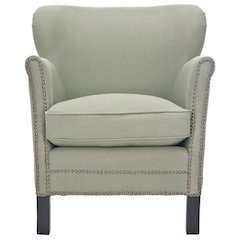 JENNY ARM CHAIR W/ BASS NAIL HEADS