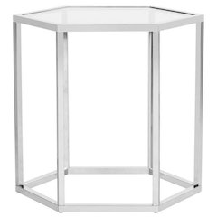 TEAGAN GLASS END TABLE