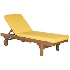 Newport Chaise Lounge Chair With Side Table