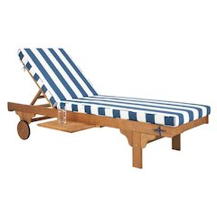 Newport Chaise Lounge Chair With Side Table