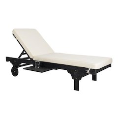 Newport Chaise Lounge Chair With Side Table