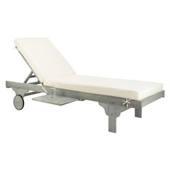 Newport Chaise Lounge Chair With Side Table