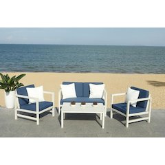 Montez 4 Pc Outdoor Set With Accent Pillows