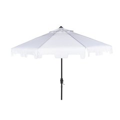 Uv Resistant Zimmerman 9 Ft Crank Market Push Button Tilt Umbrella With Flap