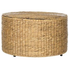 JESSE WICKER STORAGE COFFEE TABLE, SEA7034A
