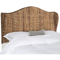 NADINE BROWN WINGED HEADBOARD, SEA8029B-F