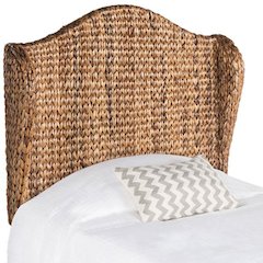 NADINE BROWN WINGED HEADBOARD, SEA8029B-T