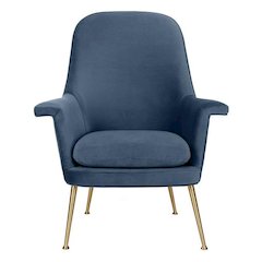 AIMEE VELVET ARM CHAIR, SFV4701B